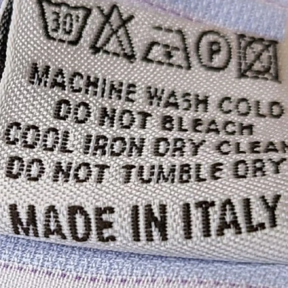 Canali Light Blue, White and Purple Striped Dress Shirt 👔 - Picture 6 of 8